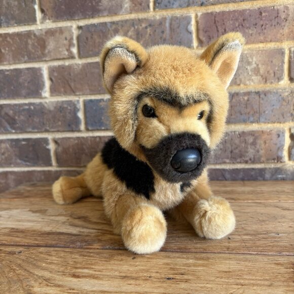 Douglas Cuddle Toys General German Shepherd Dog Plush Stuffed Animal #2058 17in - Picture 1 of 14